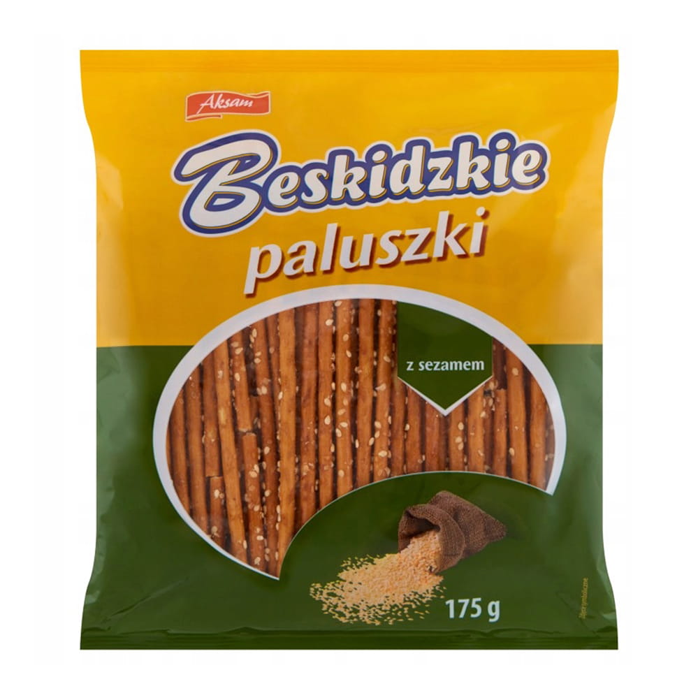 AKSAM Beskidzkie Paluszki Z Sezamem Kjeks 175G