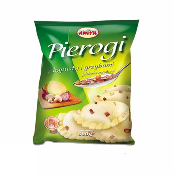 PyzaPolski pierogi m/surkål-sopp 500g