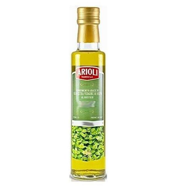 ARIOLI Ekstra Virgin Olivenolje Med Basilikum 250ml