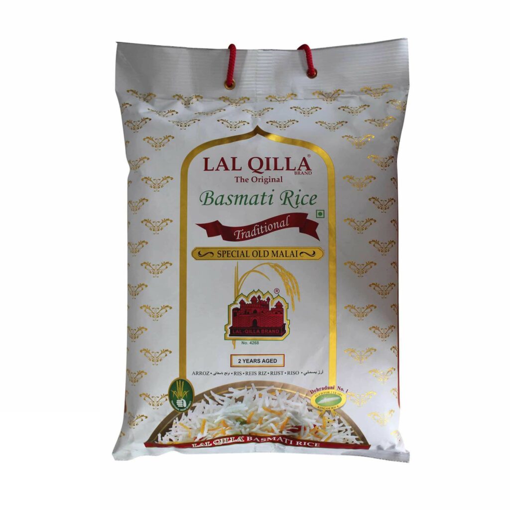 LAL QILLA Traditional Old Malai Basmatiris 5Kg – Go Marked