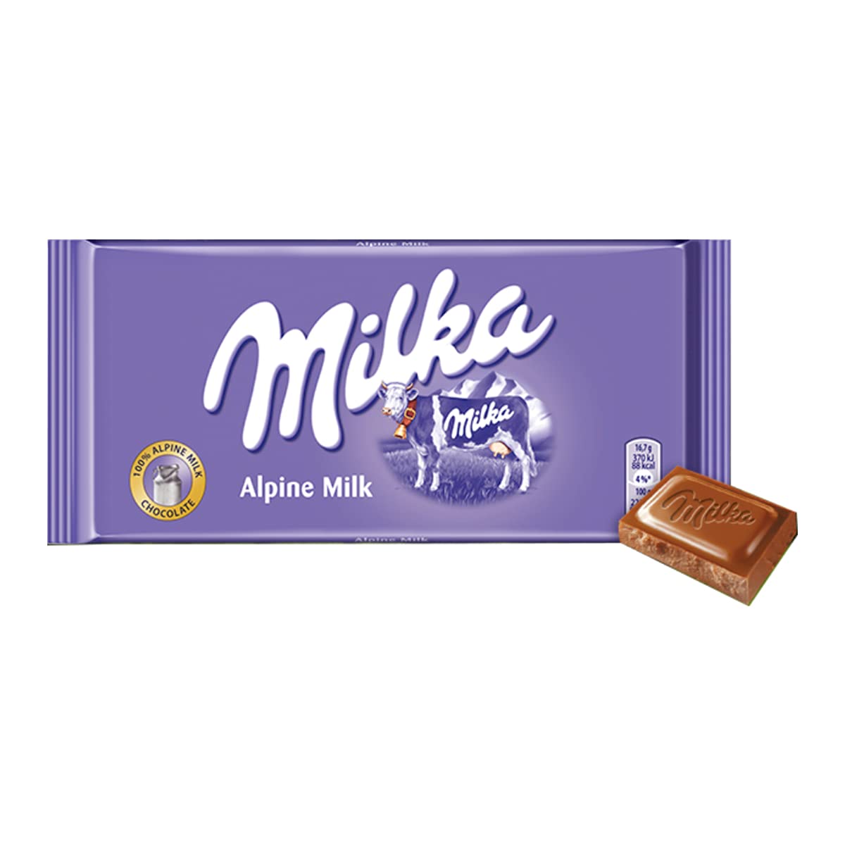 MILKA Alpine Milk Sjokolade 100G