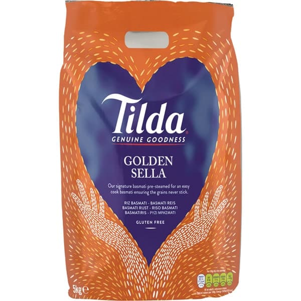 TILDA Basmati Ris Golden Sella 5kg