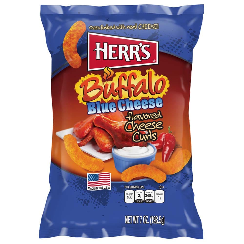 HERRS Buffalo Blue Cheese Chips 198g