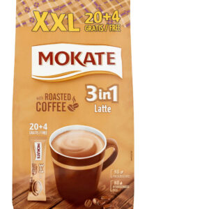 MOKATE 3in1 Latte Pulver Kaffe 10pk 150g