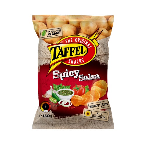 TAFFEL Spicy Salsa Chips 130g